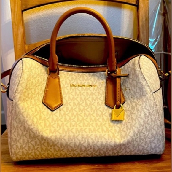 EUC Michael Kors Grayson Conv Large Satchel Crossbody Bag - Picture 3 of 16